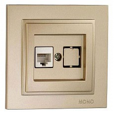 Розетка ethernet rj-45 mono electric despina 102-222205-125